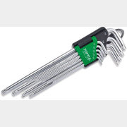 Набор ключей Torx T10H-Т50H 9 предметов экстра длинных TOPTUL (GAAL0915)