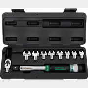 Ключ динамометрический 6-30 Нм 3/8" с набором насадок TOPTUL 10 предметов (GAAI1001)