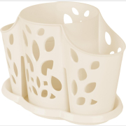 Сушилка для столовых приборов настольная PLASTTEAM молочный туман (PT405812048)