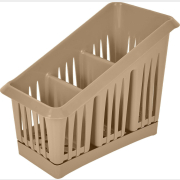 Сушилка для столовых приборов настольная PLASTTEAM шоколадный мокко (PT156411015)