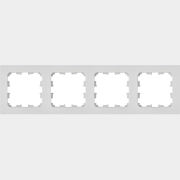 Рамка четырехместная BYLECTRICA Astrum белая (ЮЛИГ.735212.574)