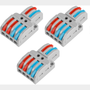 Клемма разветвительная ЮПИТЕР СК-324 2.5 мм2 3 штуки (JPZ1-7201-09-3)