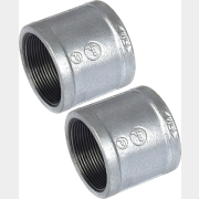 Муфта чугунная с внутренней резьбой 3/4" оцинкованная AV ENGINEERING 2 штуки (AVEC450000034)