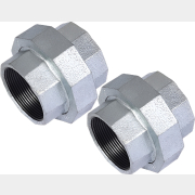 Американка чугунная с внутренней резьбой 1/2" оцинкованная AV ENGINEERING 2 штуки (AVEC520000012)