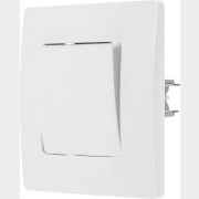 Выключатель одноклавишный скрытый LEIDEN ELECTRIC Steen белый (806031)