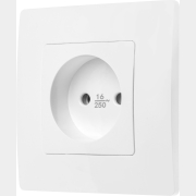 Розетка скрытая без заземления LEIDEN ELECTRIC Steen белая (806035)