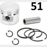 Поршень в сборе 51 мм для компрессора DGM AC-2100B ECO (AE-SP2010)