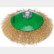 Щетка для УШМ диск гофра 125 мм M14 ВОЛАТ (81050-125)