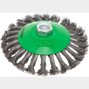 Щетка для УШМ диск косичка 125 мм M14 ВОЛАТ (81060-125)