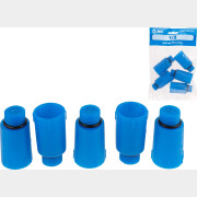Заглушка ПП 1/2" наружная резьба AV ENGINEERING синяя 5 штук (AVE1321212B)