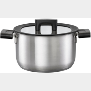 Кастрюля из нержавеющей стали 3,5 л с крышкой FISKARS Hard Face Steel (1052240)