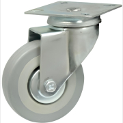 Колесо мебельное STARFIX d50мм на площадке серое (SMF2-1052601)