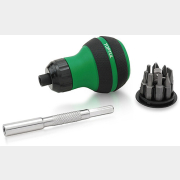 Отвертка реверсивная с набором бит и удлинителем TOPTUL (GAAR1101)