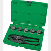 Кримпер (пресс-клещи) для обжима наконечников со сменными матрицами TOPTUL (GAAI0605)