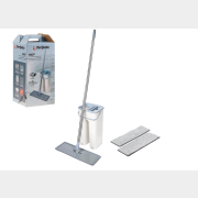 Швабра с отжимным ведром PERFECTO LINEA Scratch mop бежевая (43-012024)