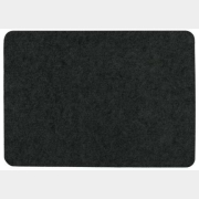 Коврик придверный влаговпитывающий ребристый VORTEX Slim 50х80 см черный (24389)