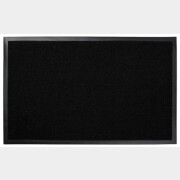 Коврик придверный влаговпитывающий ребристый VORTEX Trip 50х80 см чёрный (24193)