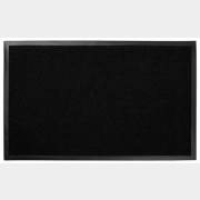 Коврик придверный влаговпитывающий ребристый VORTEX Trip 50х80 см чёрный (24193)
