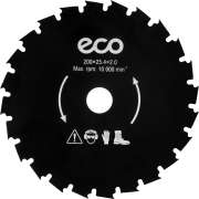 Диск (нож) для мотокосы 24 зуба 200х2.0х25.4 мм ECO (GTP-24T)