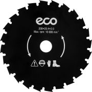 Диск (нож) для мотокосы 24 зуба 200х2.0х25.4 мм ECO (GTP-24T)