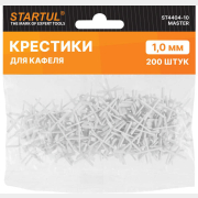 Крестики для укладки кафеля 1 мм 200 штук STARTUL MASTER (ST4404-10)