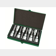 Набор бит TORX 1/2" 9 предметов T20-T60 80 мм TOPTUL (GAAD0906)