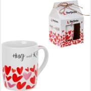 Кружка керамическая PERFECTO LINEA Love Hearts-2 350 мл (30-063602)