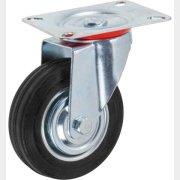 Колесо мебельное STARFIX d100 мм на площадке без фиксатора резиновая (SMF-63268-1)