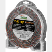 Леска для триммера d 2.4 мм х 87 м витой сечение квадратное ALULON TWIST STARTUL GARDEN (ST6046-24)