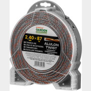 Леска для триммера d 2.4 мм х 87 м витой сечение квадратное ALULON TWIST STARTUL GARDEN (ST6046-24)