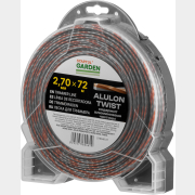 Леска для триммера d 2.7 мм х 72 м витой сечение квадратное ALULON TWIST STARTUL GARDEN (ST6046-27)