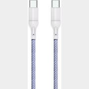 Кабель USB KEIZEN KZ-5289103, Type-C - Type-C, PD100W, 1 м, лиловый