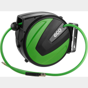 Шланг ПВХ армированный ECO 10/16 мм 15 м с быстросъемами на катушке (EC3924-1)