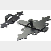 Задвижка дверная 140 мм Классика черный матовый STARFIX (SMP-16213-1)