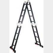 Лестница-трансформер алюминиевая 465 см STARTUL Black Line (ST9930-04)