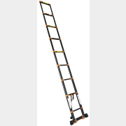 Лестница телескопическая алюминиевая приставная 590 см 17 кг STARTUL Black Line (ST9931-059)