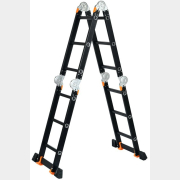 Лестница-трансформер алюминиевая 355 см STARTUL Black Line (ST9930-03)