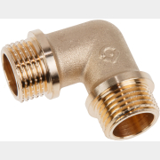 Угольник латунный 1/2" с наружной резьбой с ограничителем AV ENGINEERING (AVE307009)