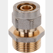 Ниппель латунный 16(2.0)х3/4" с наружной резьбой для труб PEX AV ENGINEERING (AVE309014)