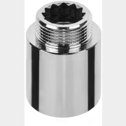 Удлинитель латунный внутренняя-наружная 3/4"х30 мм усиленный AV ENGINEERING хром (AVE301045)