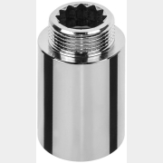 Удлинитель латунный внутренняя-наружная 3/4"х50 мм усиленный AV ENGINEERING хром (AVE301049)