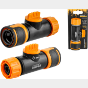 Муфта быстросъемная 1/2"(5/8") с регулятором напора STARTUL METSA (ST6013-11-1/2)