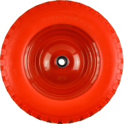 Колесо полиуретановое диск 4.00-8" подшипник усиленный посадка 20x90 мм для тачки ECO (WB-P124)