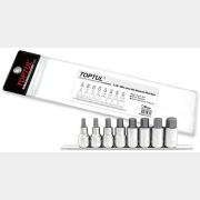 Набор бит 1/2" 8 предметов TOPTUL (GBAG0801)