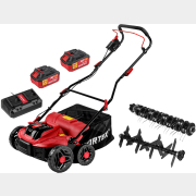 Аэратор-скарификатор для газона аккумуляторный WORTEX CAE 3736 ALL1 XLT SET (1334877)