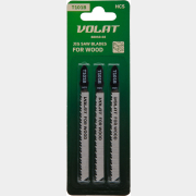 Пилка для электролобзика ВОЛАТ по дереву T101B 3 штуки (88010-02)