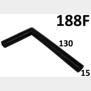 Трубка отвода картерных газов для двигателя 177F/188F бензогенератора Eco PE-7001RS (FMS-01287)