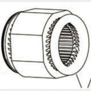 Статор для генератора Eco PE-6500RS, PE-6500ESA, PE-6500ES, PE-7001RS (PES-03039)