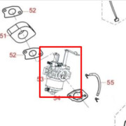 Карбюратор для двигателя 160F бензогенератора Eco PE-1302RS (FMS-01234)