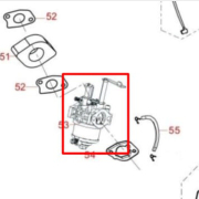 Карбюратор для двигателя 160F бензогенератора Eco PE-1302RS (FMS-01234)